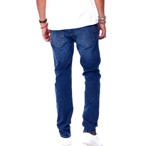 TRUE RELIGION Mens Rocco Relaxed Skinny Jeans - Picture 2 of 10